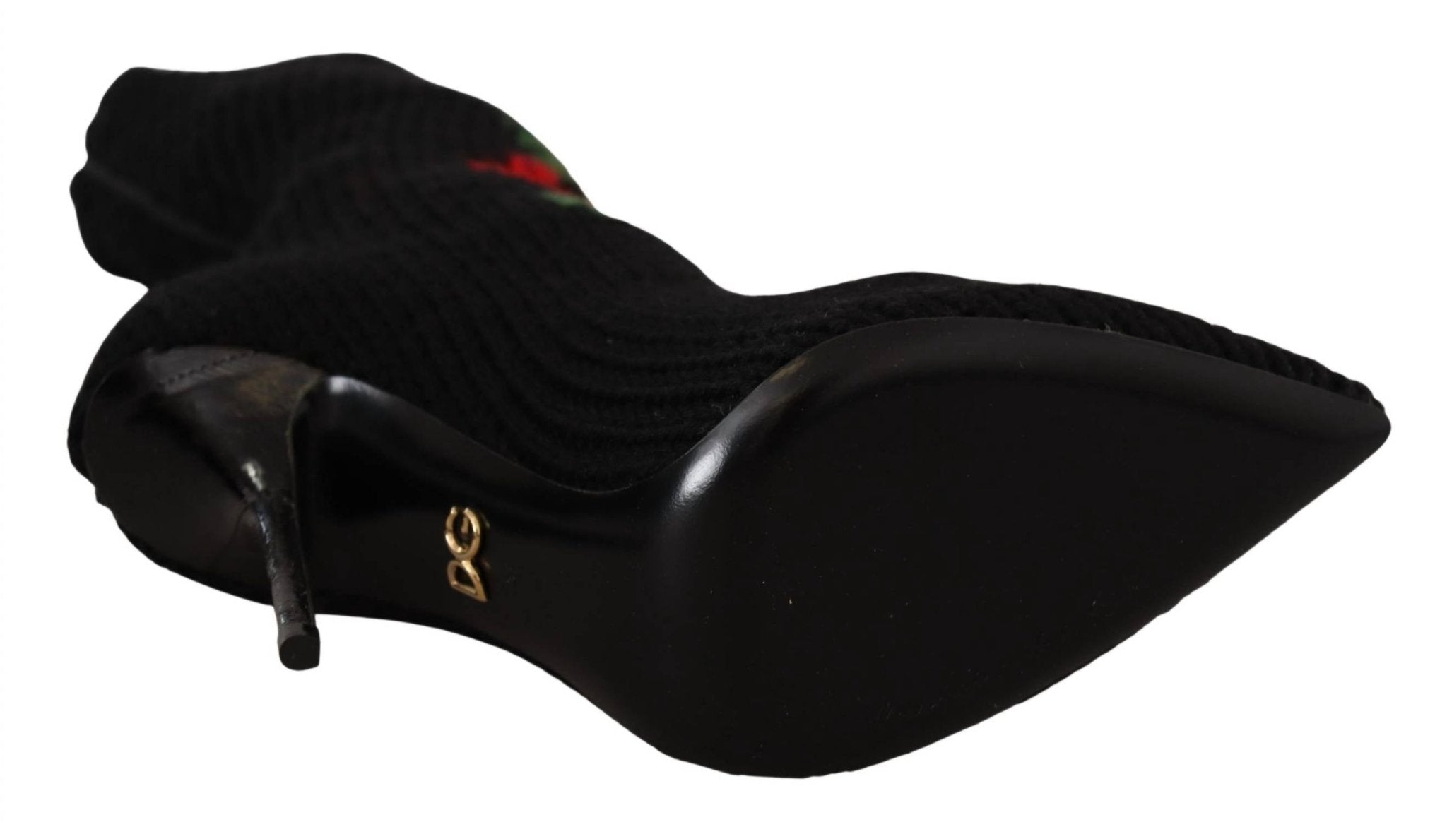 Dolce & Gabbana - Women's Sock Boot - black - heeled - boots - shoes