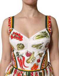 Dolce & Gabbana - Women's Vegetables Sleeveless A - line Dress - clothing - cotton - dresses