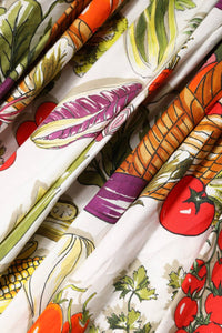 Dolce & Gabbana - Women's Vegetables Sleeveless A - line Dress - clothing - cotton - dresses
