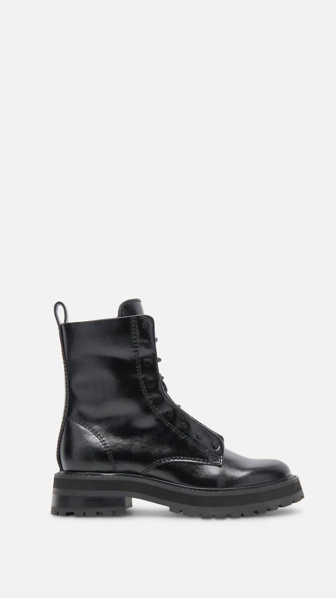 Dolce Vita - Women's Rainer Combat Boot - black - combat - leather