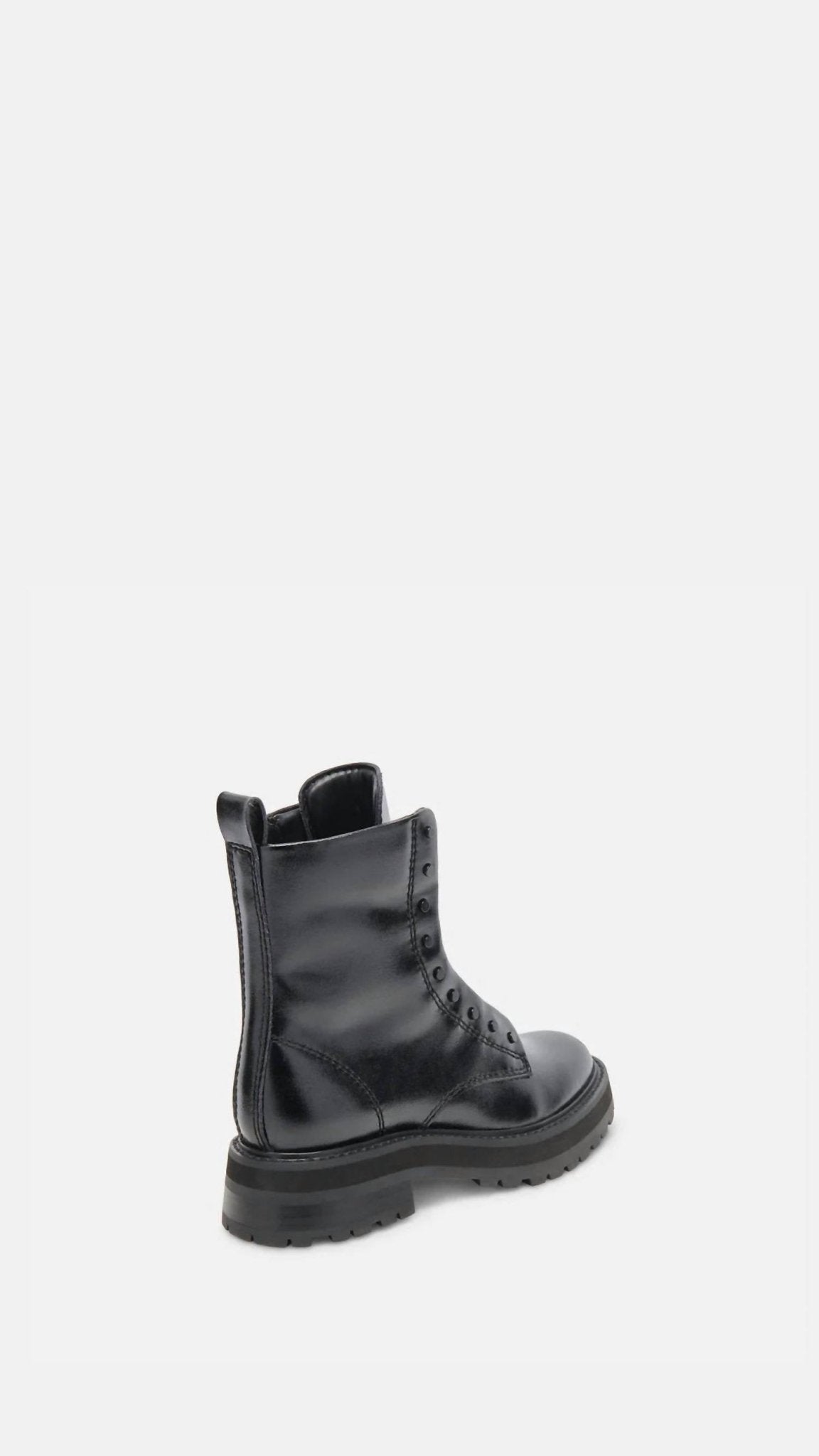 Dolce Vita - Women's Rainer Combat Boot - black - combat - leather
