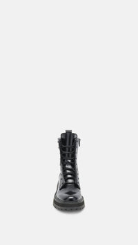 Dolce Vita - Women's Rainer Combat Boot - black - combat - leather