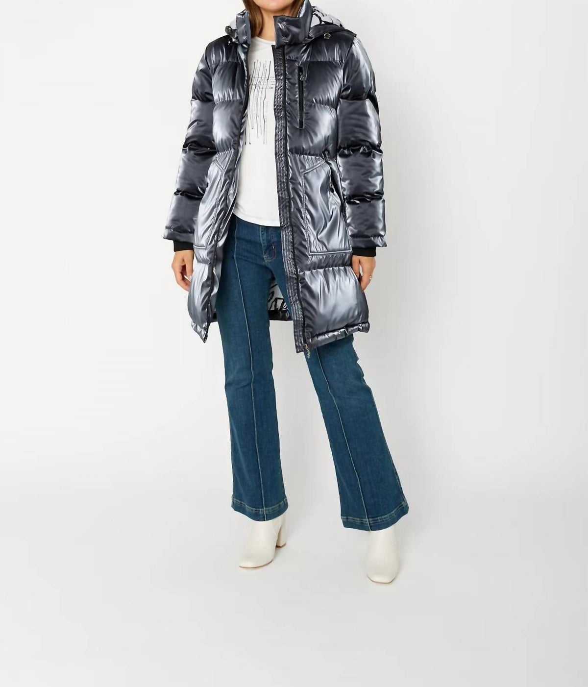 Dolcezza - Long Puffer Jacket With Pockets