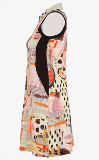Dolcezza - Sleeveless Printed Mini Dress