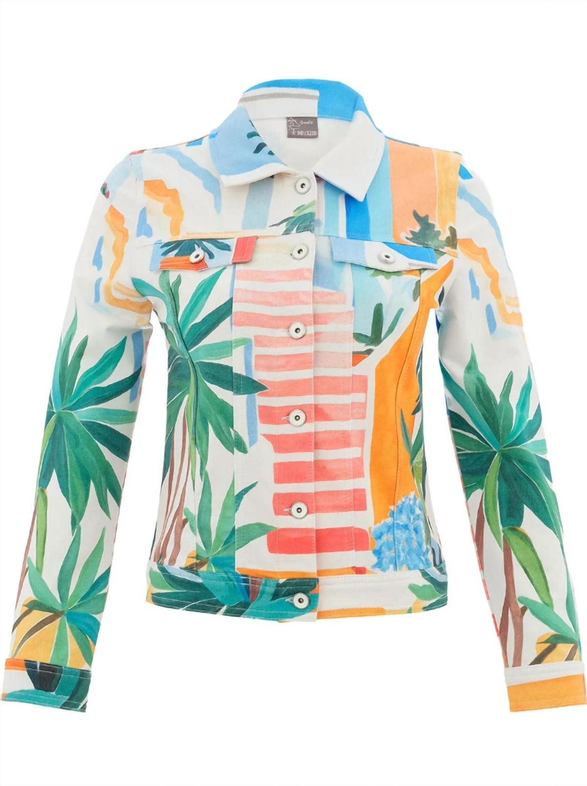 Dolcezza - Women's Pots On The Stairs Jean Jacket
