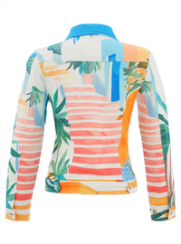 Dolcezza - Women's Pots On The Stairs Jean Jacket
