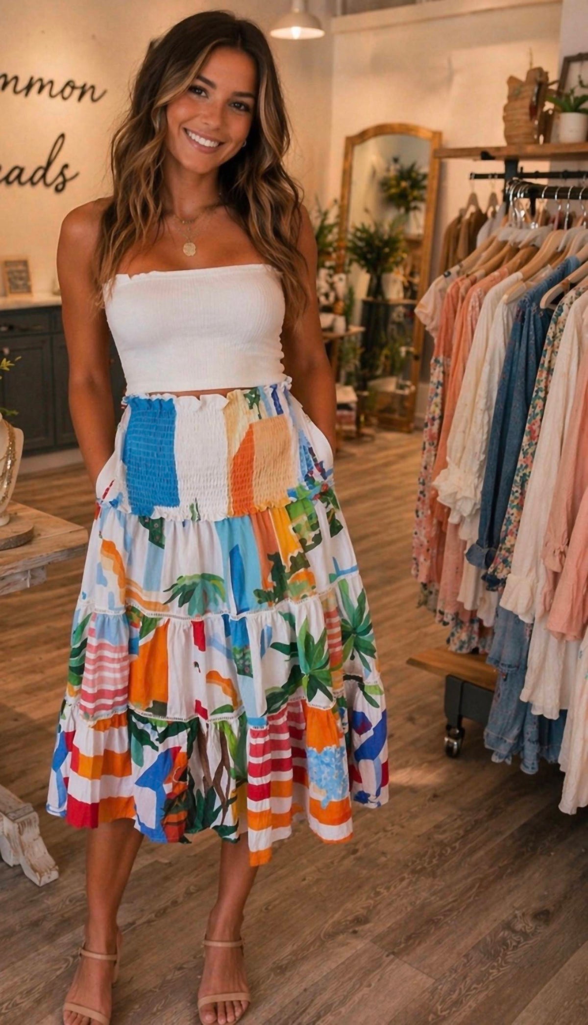 Dolcezza - Woven Skirt Dress