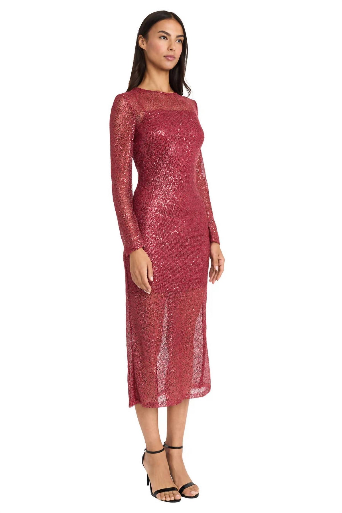 Donna Morgan - Netted Sequin Dress