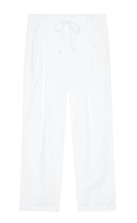 Donni. - Chino Drawstring Crop Pant - ankle - clothing - cotton