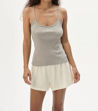 Donni. - Pointelle Cami Tank