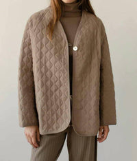 Donni. - Quilted Cardigan Jacket