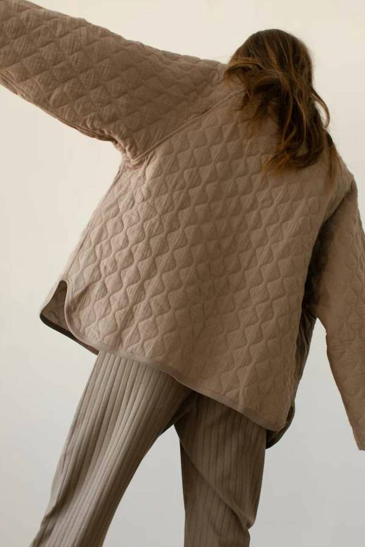 Donni. - Quilted Cardigan Jacket