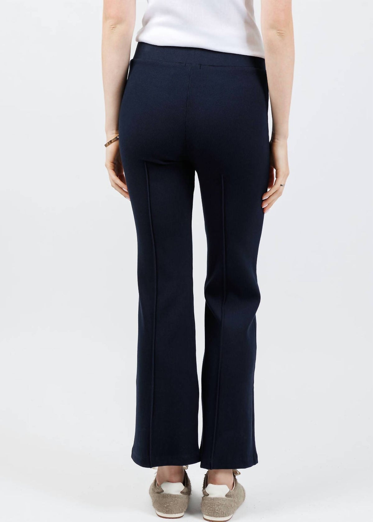 Donni. - Rib Kick Flare Trousers