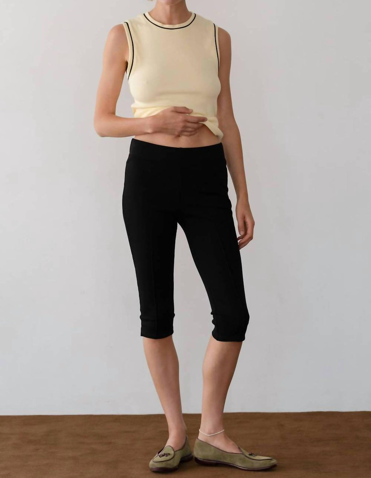 Donni. - Rib Pedal Pusher Pants