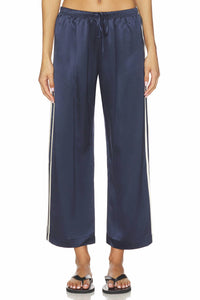 Donni. - Silk Stripe Crop Pant