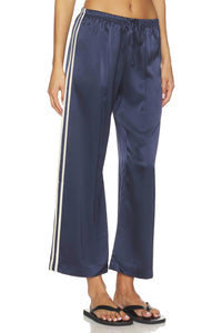 Donni. - Silk Stripe Crop Pant