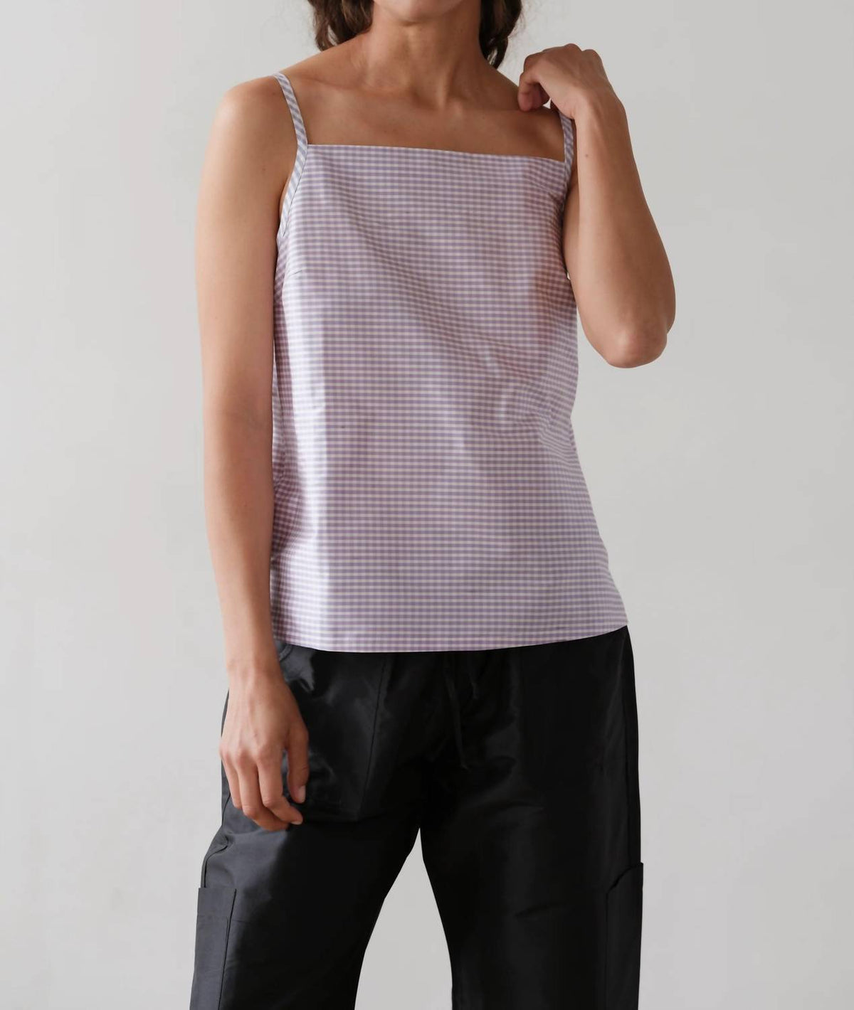 Donni. - Taffeta Shell Top