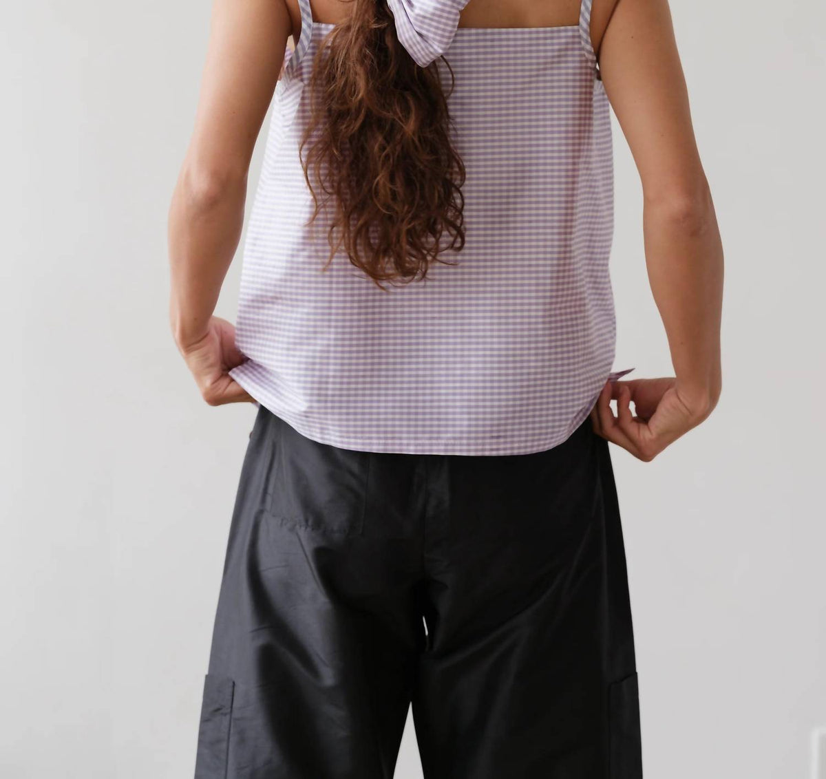 Donni. - Taffeta Shell Top