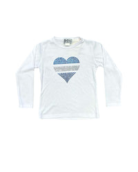 Dori Creations - Girls Heart Long Sleeve Tee