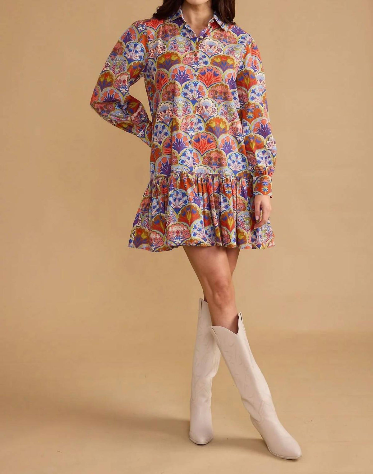 Double A - Lola Printed Mini Dress