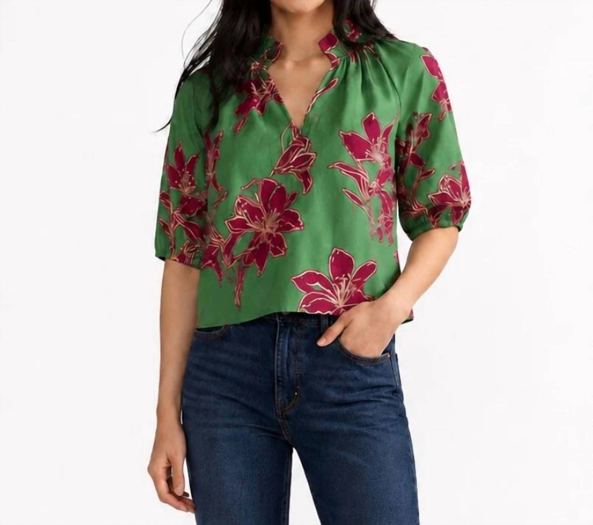 Double A - Trish Printed Top