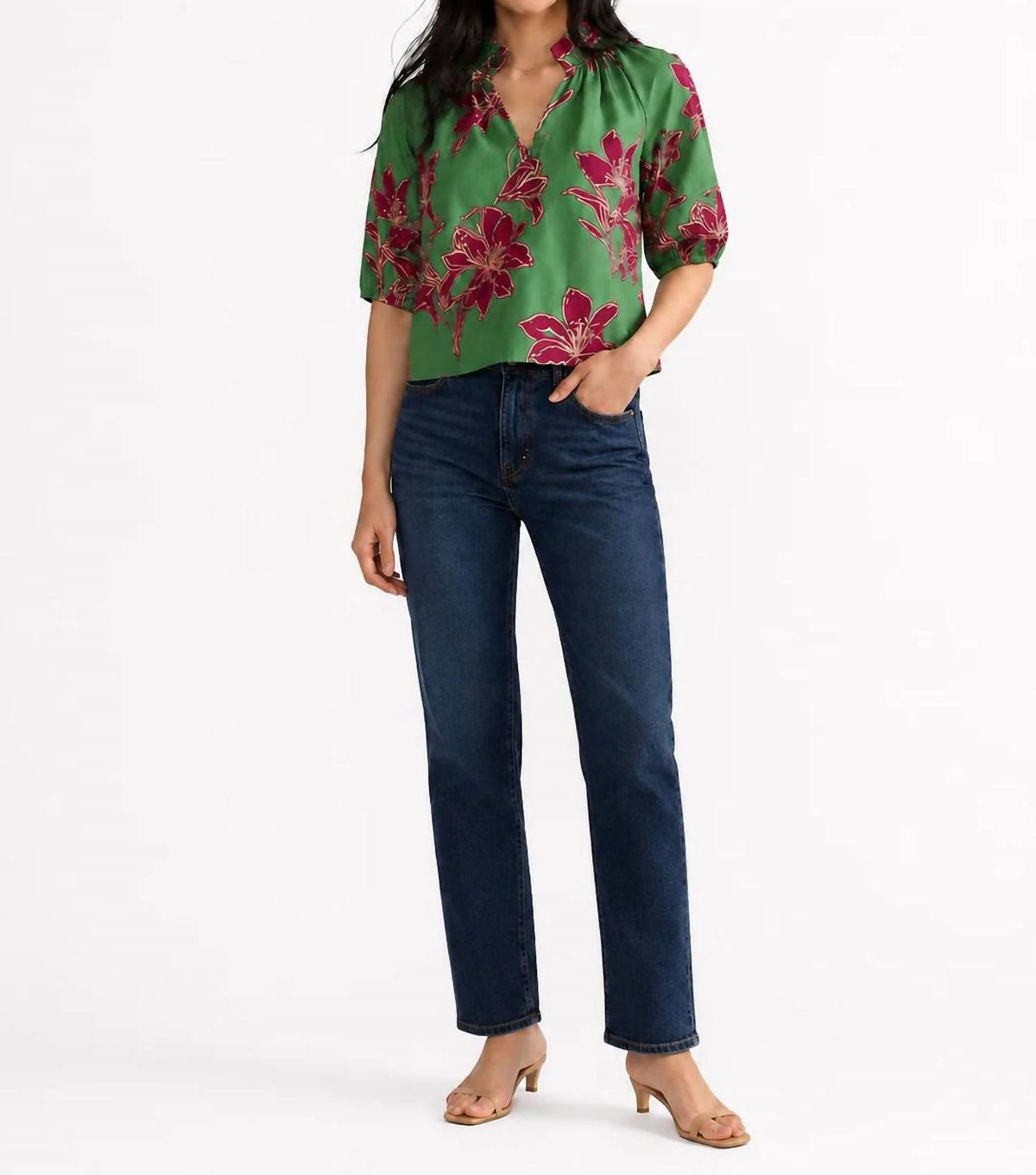 Double A - Trish Printed Top