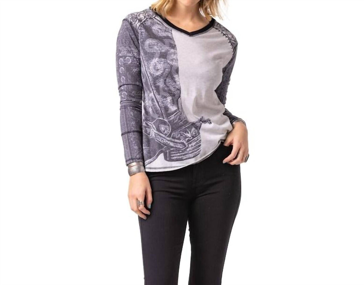 Double D Ranch - Hide Tickler Long Sleeve Top