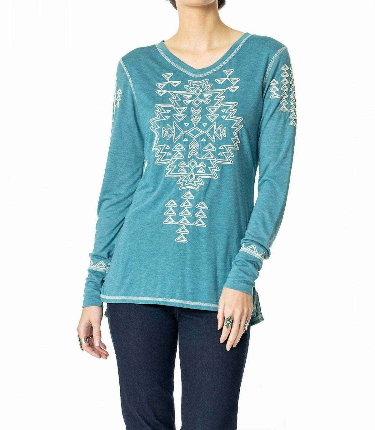 Double D Ranch - Rocky Ridge Long Sleeve Tee Top