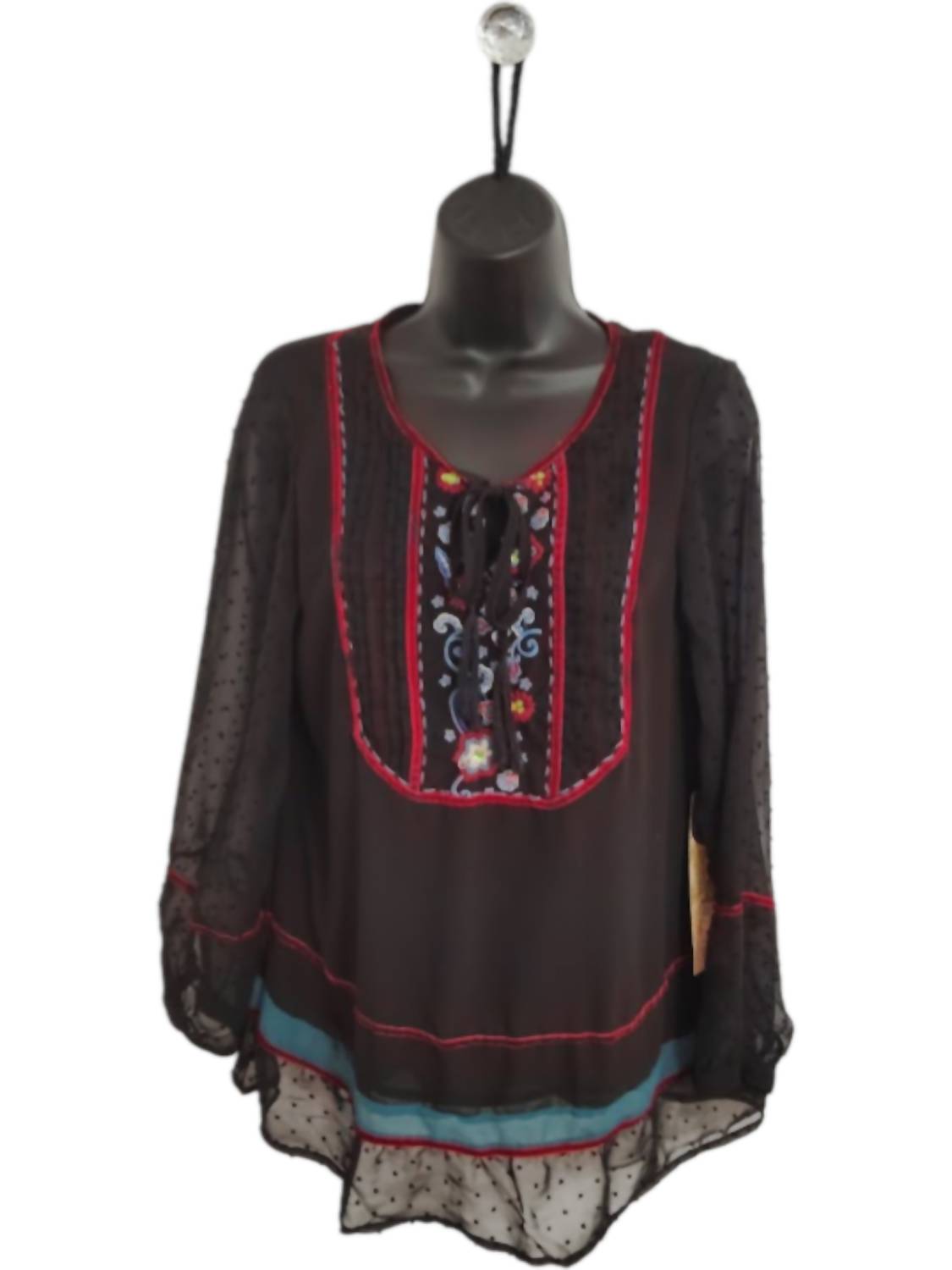 Double D Ranch - Women's Sheer Blouse
