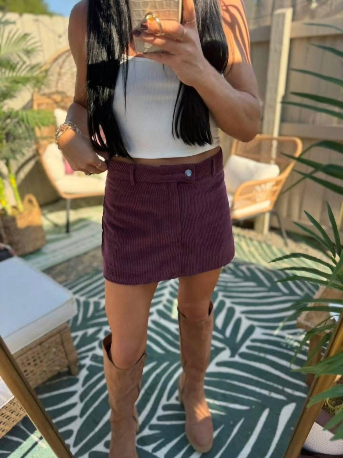 Double Zero - Camellia Cherry Skirt