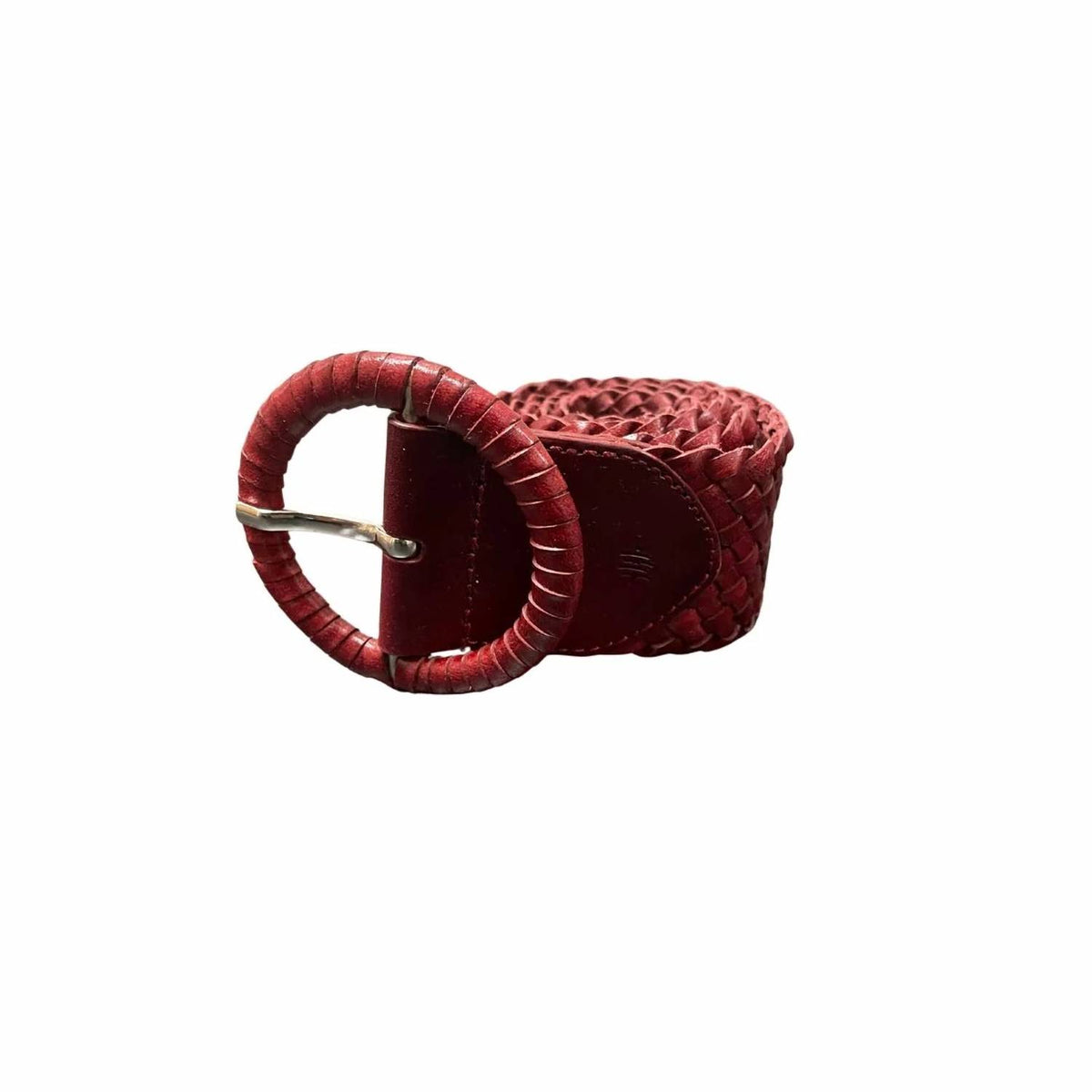 Dragon Diffusion - Women's Wrapped Leather Circle Buckle Belt