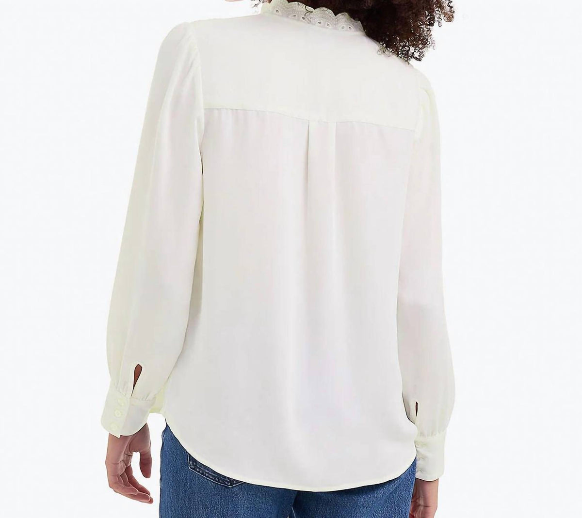 Draper James - Covered Placket Button Down Top