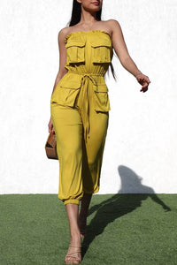 Dress Day - Cargo Strapless Jumpsuit