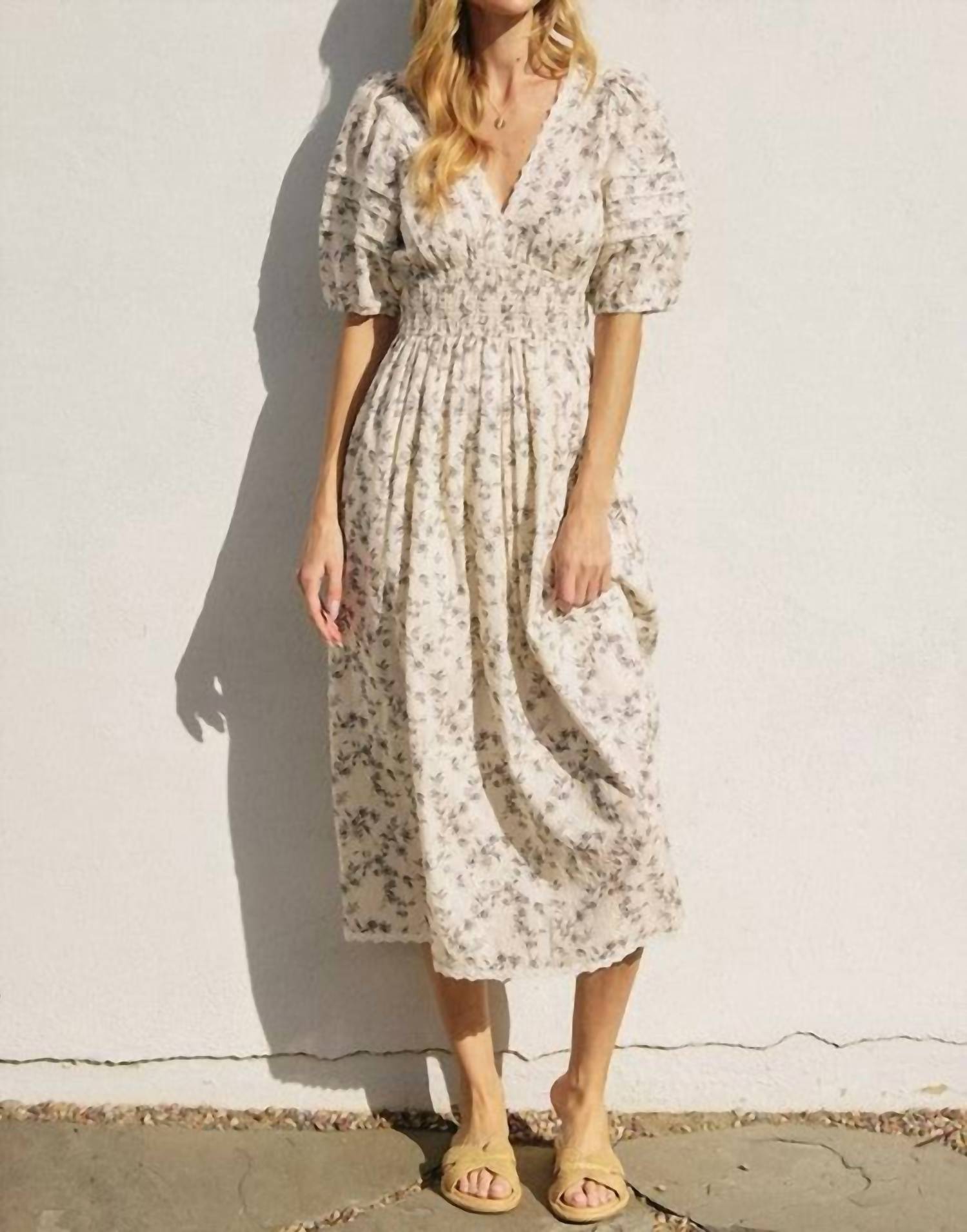 Dress Forum - Edie Midi Dress - clothing - cotton - dresses