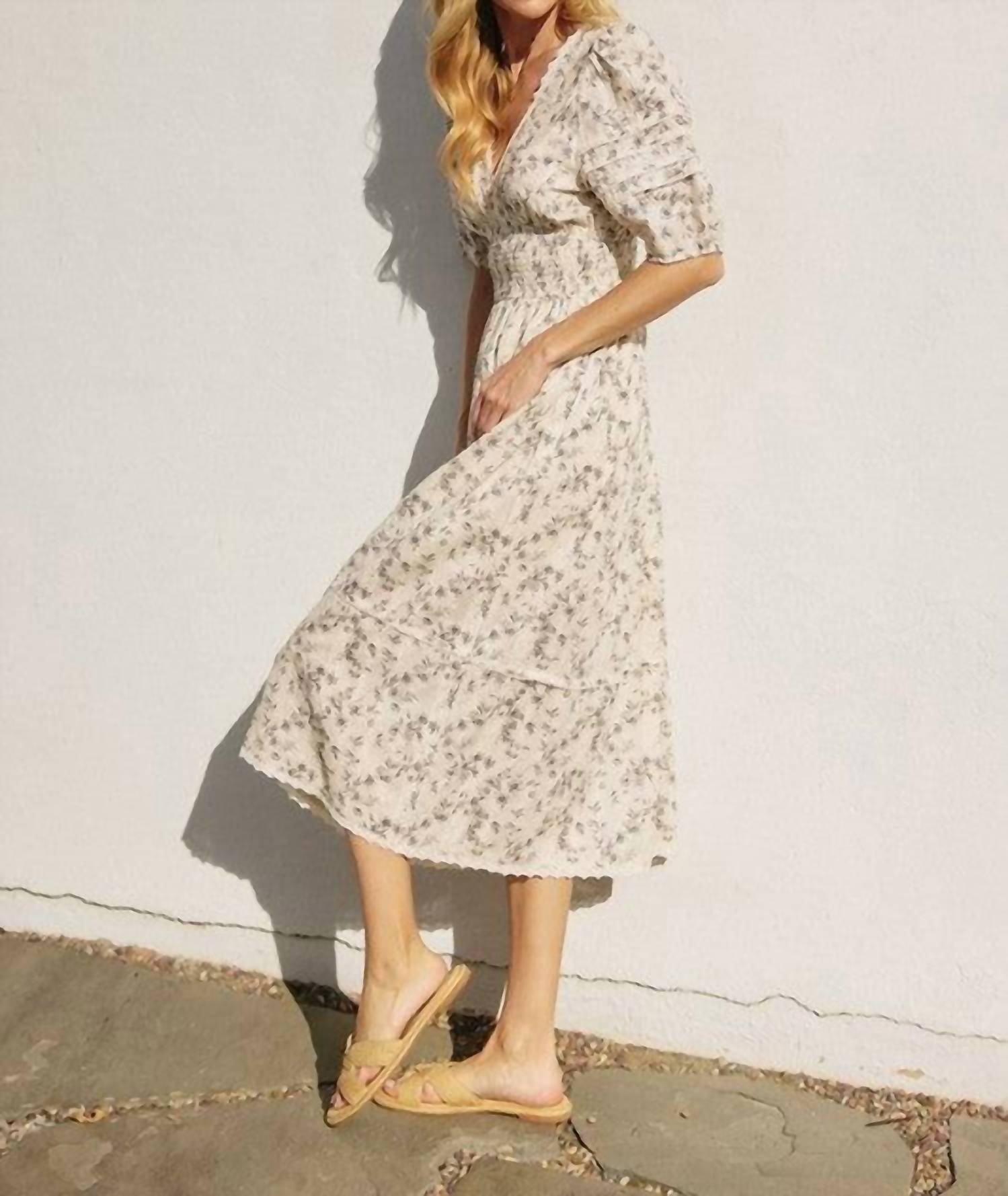 Dress Forum - Edie Midi Dress - clothing - cotton - dresses