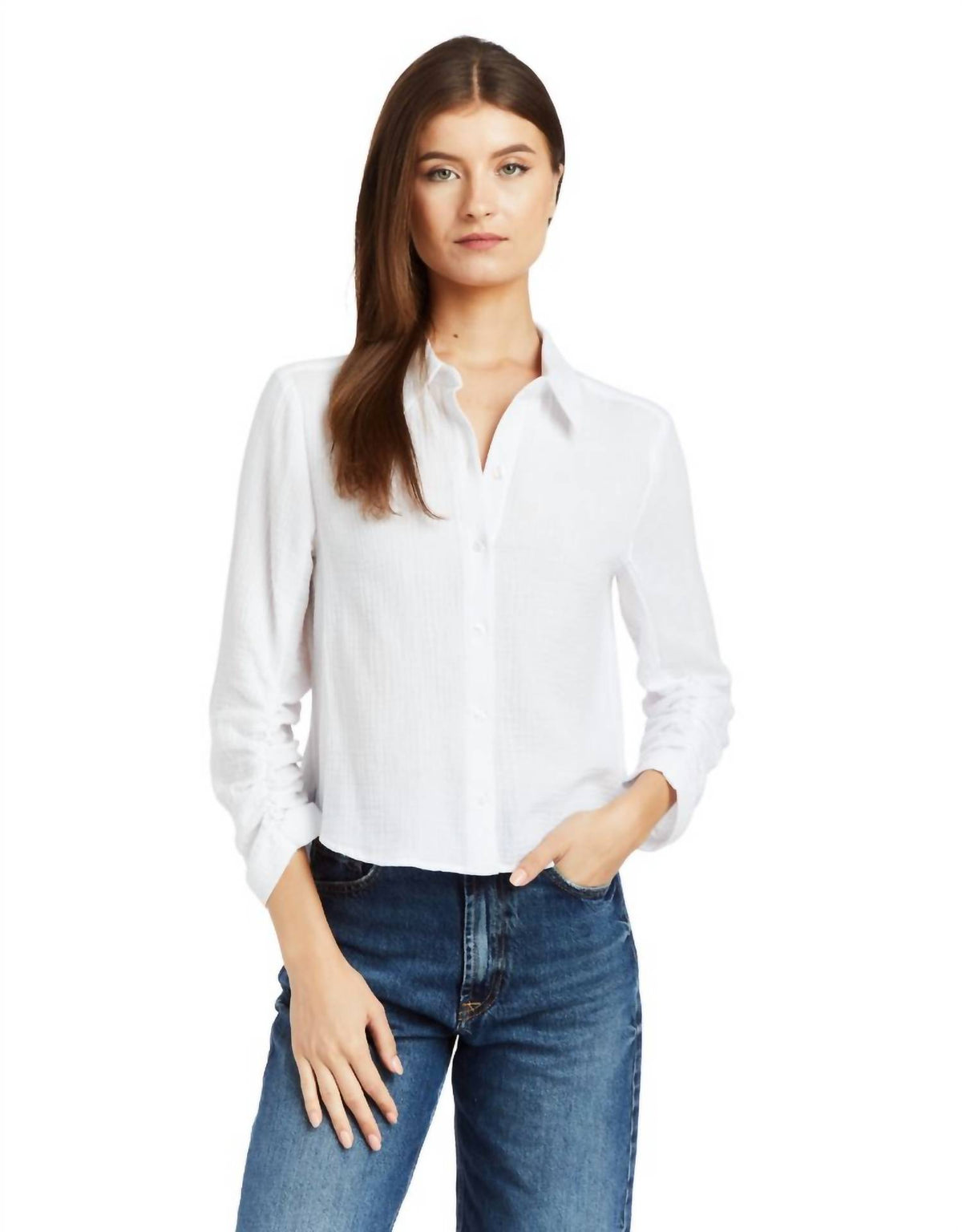 Drew - Adelynn Eden Gauze Blouse