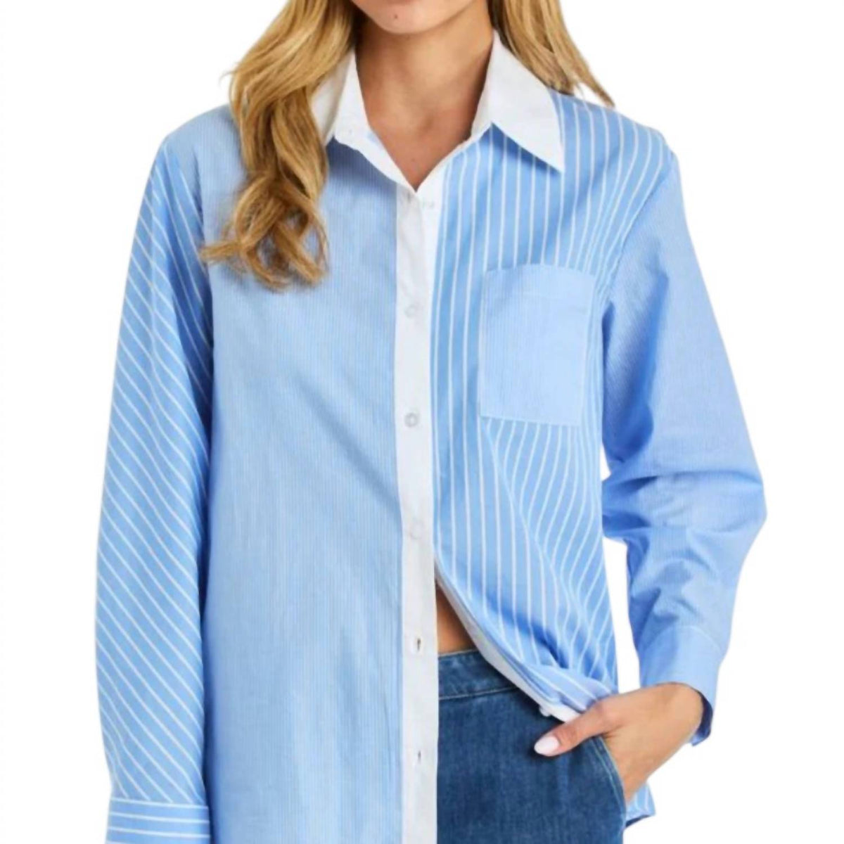 Drew - Gia Stripe Button Down Shirt
