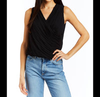 Drew - Maisie Pleated Chiffon Sleeveless Top