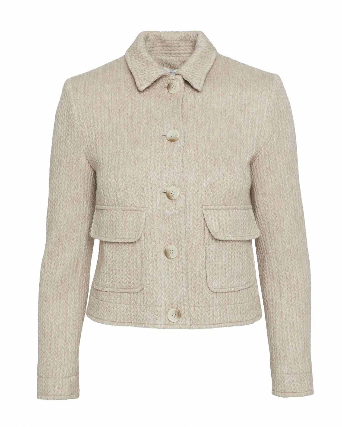 Drew - Myles Tonal Herringbone Jacket
