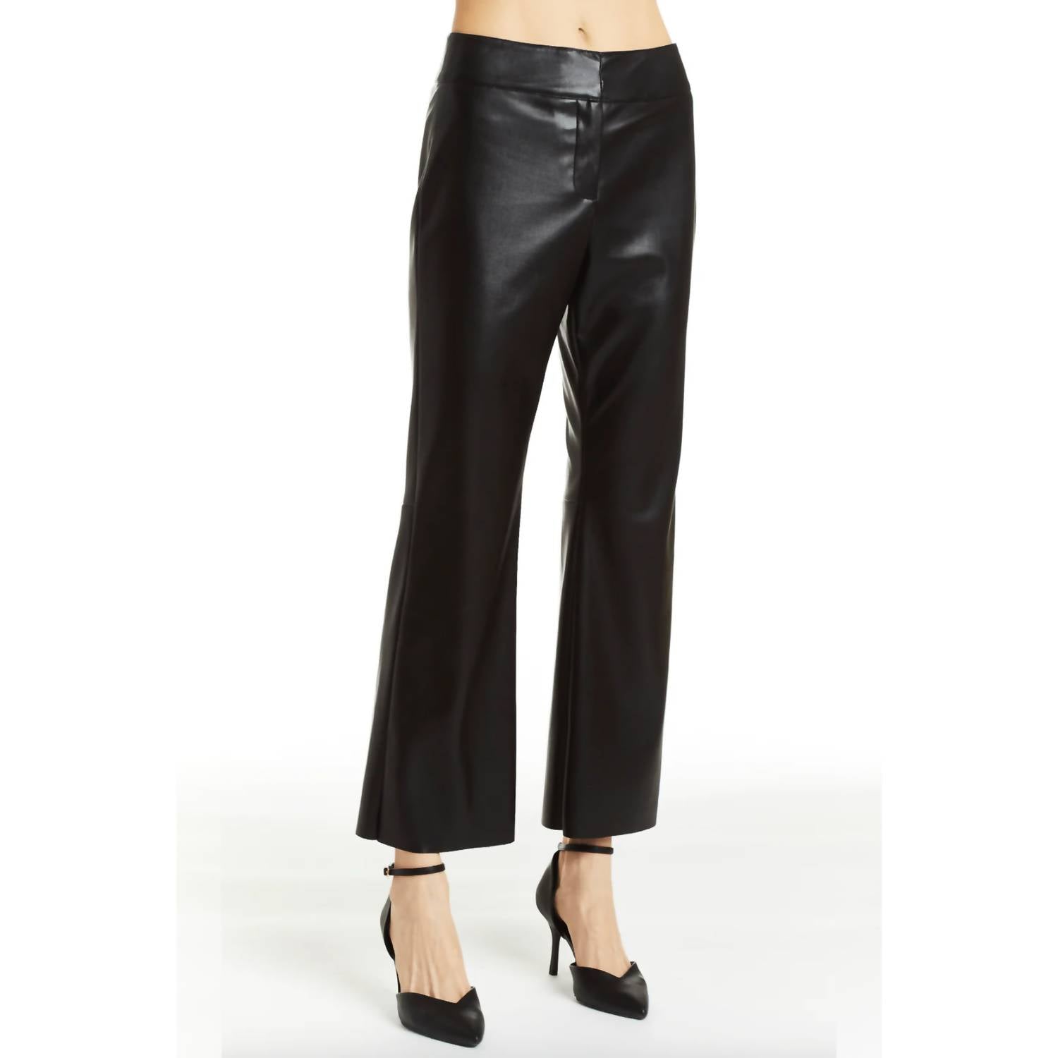 Drew - Riley Stretch Vegan Pant - ankle - black - clothing