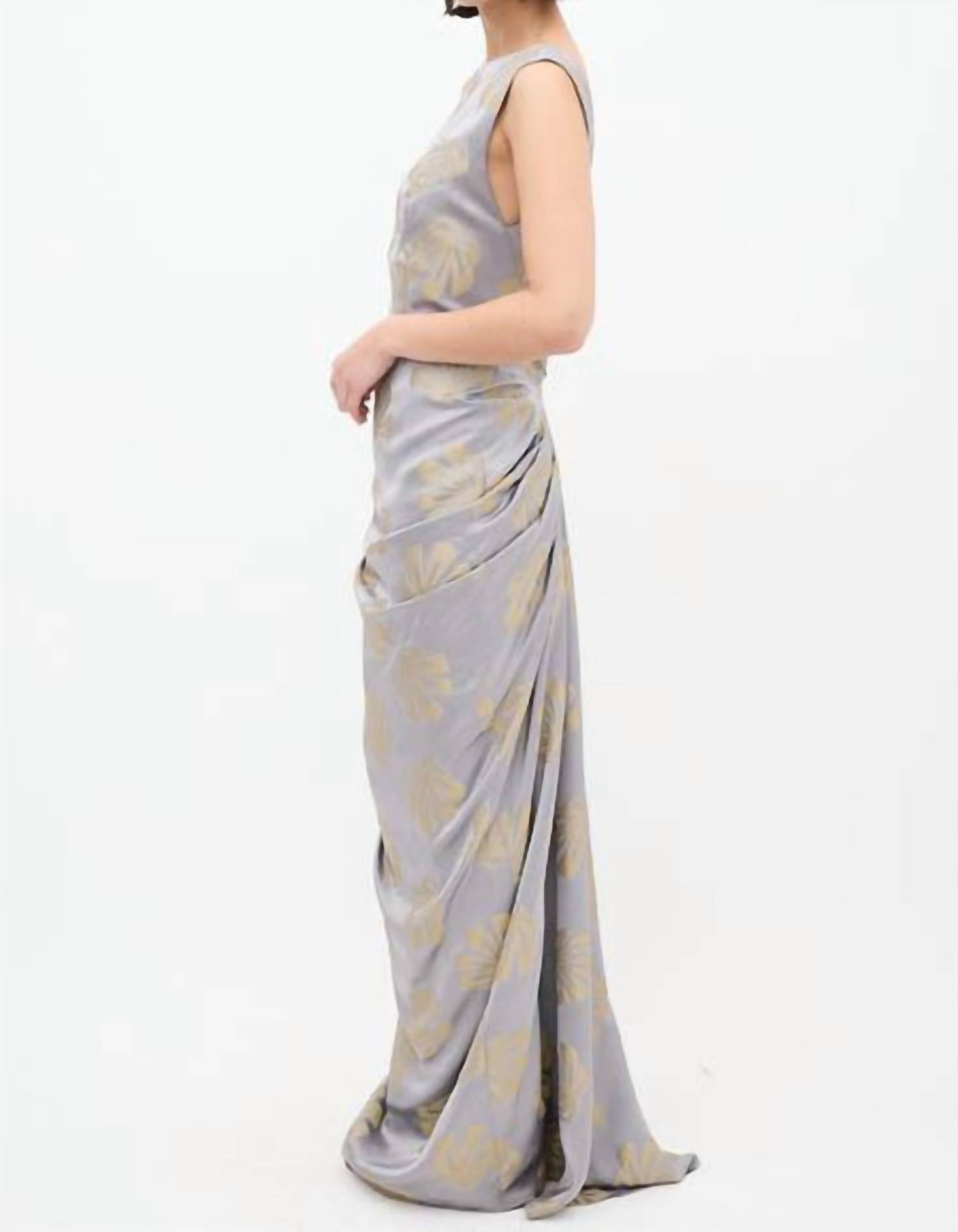 Dries Van Noten - Danama Draped Cocktail Dress - clothing - dresses - maxi