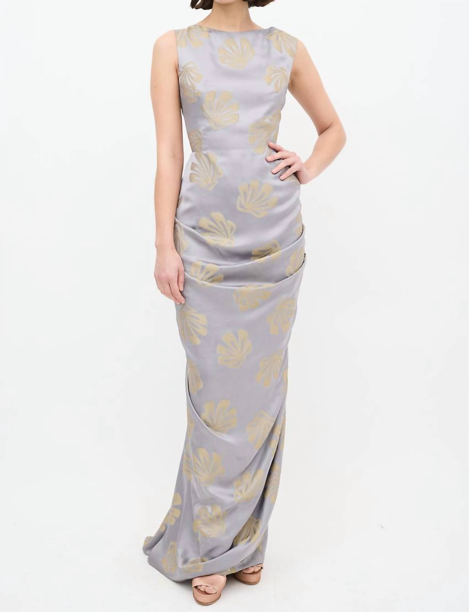 Dries Van Noten - Danama Draped Cocktail Dress - clothing - dresses - maxi