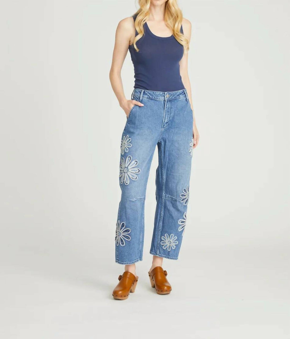 Driftwood - Barbie Barrel X Daisy Patchwork Jeans