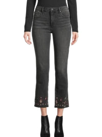 Driftwood - Colette Embroidered Cropped Jeans