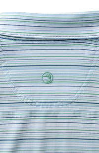 Duck Head - Neil Stripe Long Drive Performance Polo
