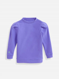 Dudley Stephens - Girl's Elle Puff Sleeve Top - clothing - kids - purple