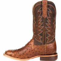 Durango Boots - Men's Exotic Full - quill Ostrich Western Boot - boots - brown - cowboy