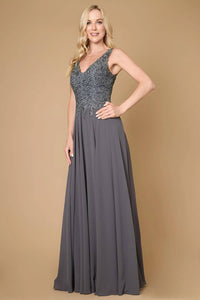 Dylan And Davids - Long Formal Chiffon Evening Gown