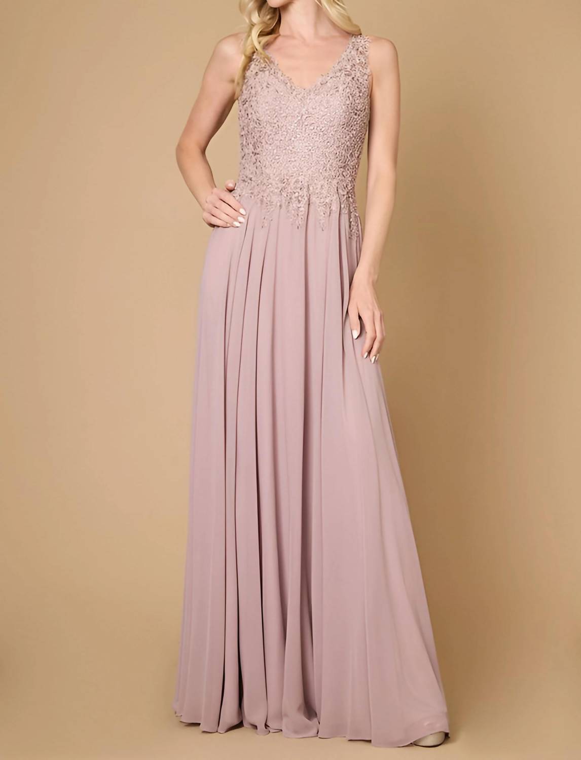 Dylan And Davids - Long Formal Chiffon Evening Gown