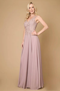 Dylan And Davids - Long Formal Chiffon Evening Gown